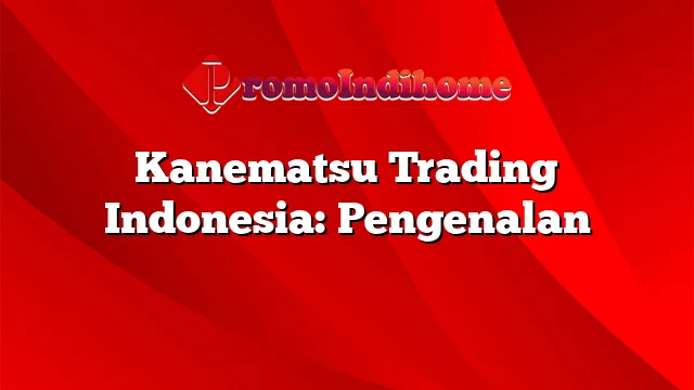 Kanematsu Trading Indonesia: Pengenalan