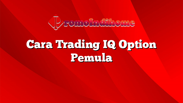 Cara Trading IQ Option Pemula