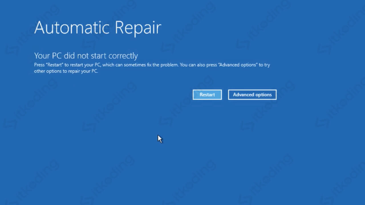 Cara Mematikan Automatic Repair Windows 10 PromoIndihome